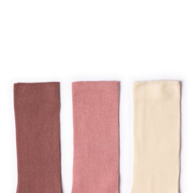 Clarks Socks Multi 3 Pack Ženske Čarape Roze Visebojne | Hrvatska-68549