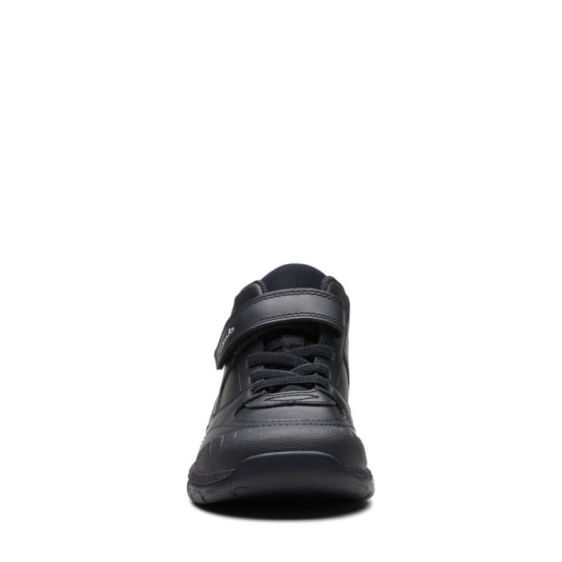 Clarks Steggy Stomp Dječake School Shoes Crne | Hrvatska-07124