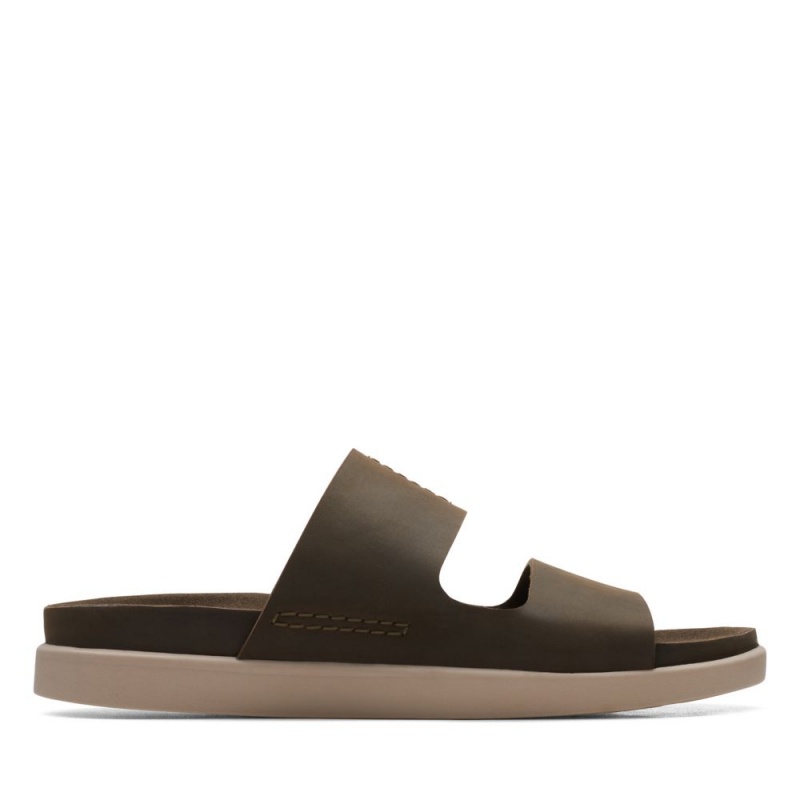 Clarks Sunder Coast Muške Sandale Tamno Maslinasto Zelene | Hrvatska-31720