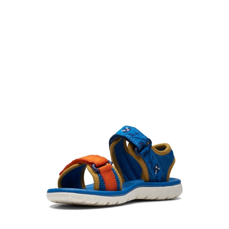 Clarks Surfing Tide Dječake Sandale Plave | Hrvatska-27453