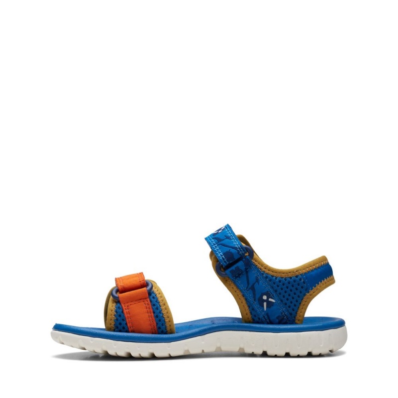 Clarks Surfing Tide Dječake Sandale Plave | Hrvatska-27453