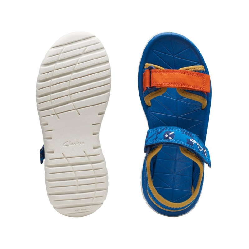 Clarks Surfing Tide Dječake Sandale Plave | Hrvatska-27453