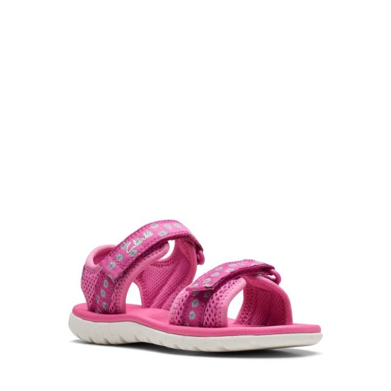 Clarks Surfing Tide Dječake Sandale Roze | Hrvatska-31502