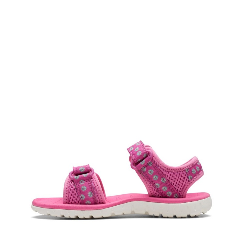 Clarks Surfing Tide Dječake Sandale Roze | Hrvatska-31502