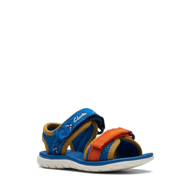 Clarks Surfing Tide Toddler Dječake Sandale Plave | Hrvatska-41306