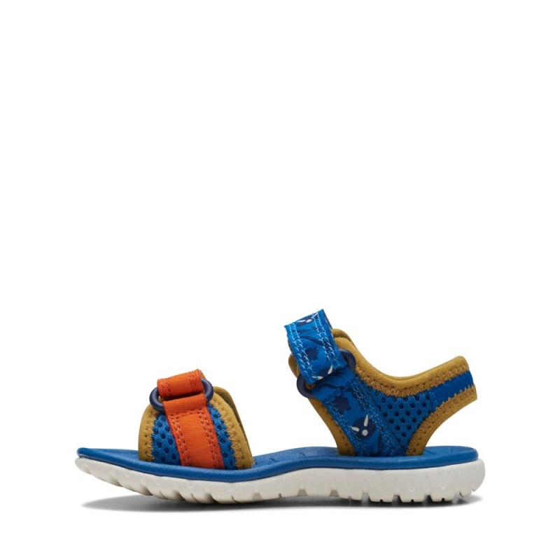 Clarks Surfing Tide Toddler Dječake Sandale Plave | Hrvatska-41306