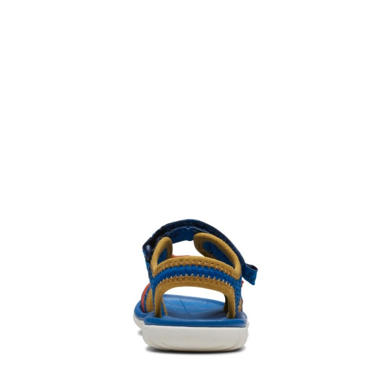 Clarks Surfing Tide Toddler Dječake Sandale Plave | Hrvatska-41306