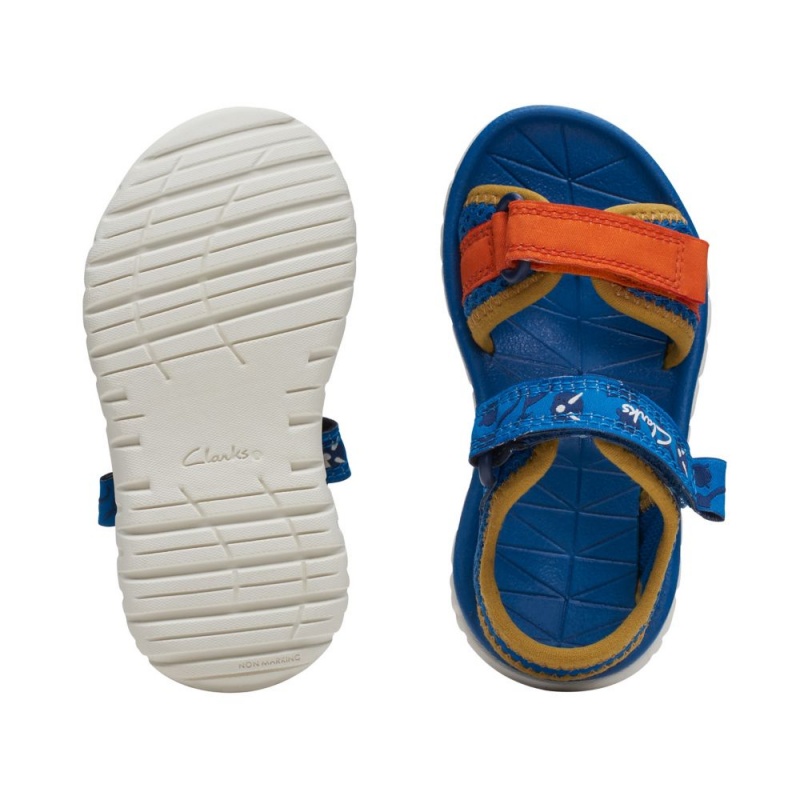 Clarks Surfing Tide Toddler Dječake Sandale Plave | Hrvatska-41306