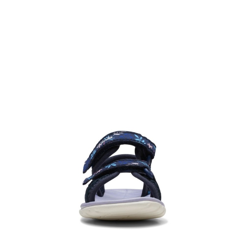 Clarks Surfing Tide Toddler Djevojčice Sandale Tamnoplave | Hrvatska-13695