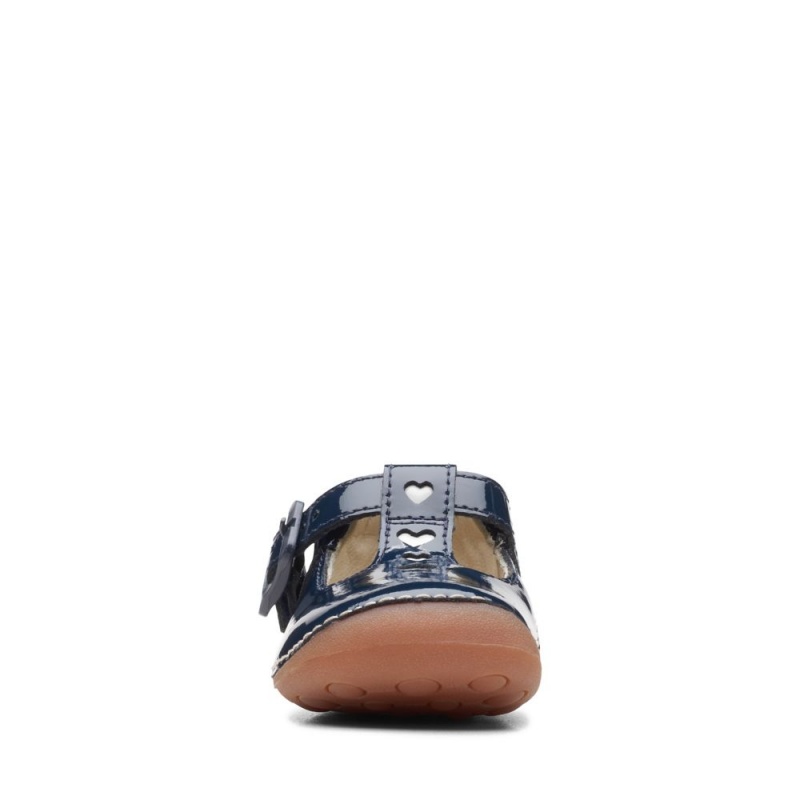 Clarks Tiny Beat Toddler Djevojčice Cipele Tamnoplave | Hrvatska-52408