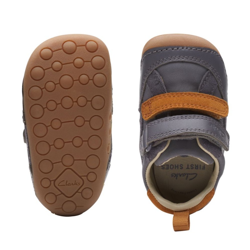 Clarks Tiny Fawn Toddler Dječake Cipele Sive | Hrvatska-04925