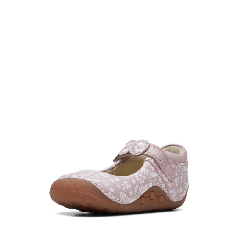 Clarks Tiny Flora Toddler Djevojčice Cipele Roze | Hrvatska-97284