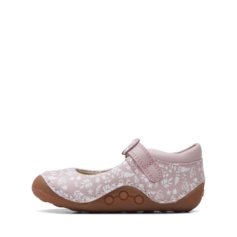 Clarks Tiny Flora Toddler Djevojčice Cipele Roze | Hrvatska-97284