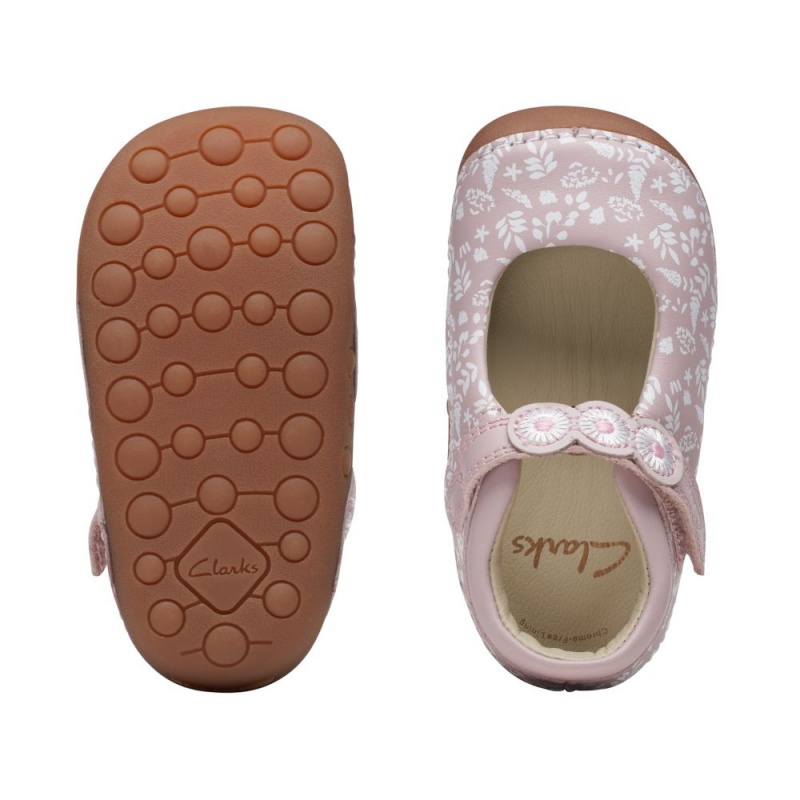 Clarks Tiny Flora Toddler Djevojčice Cipele Roze | Hrvatska-97284