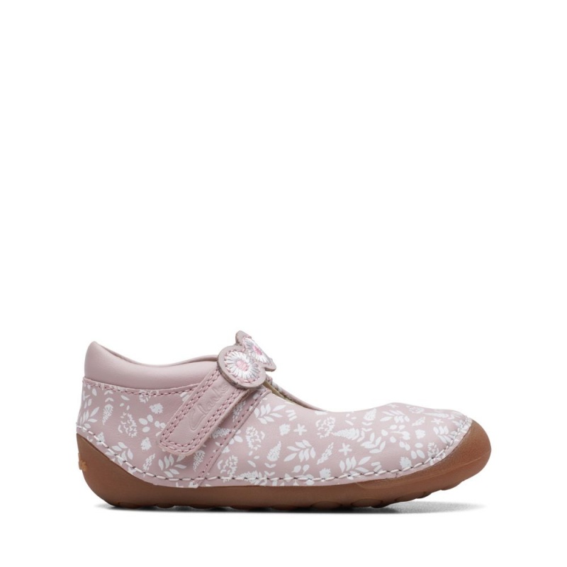 Clarks Tiny Flora Toddler Djevojčice Cipele Roze | Hrvatska-97284