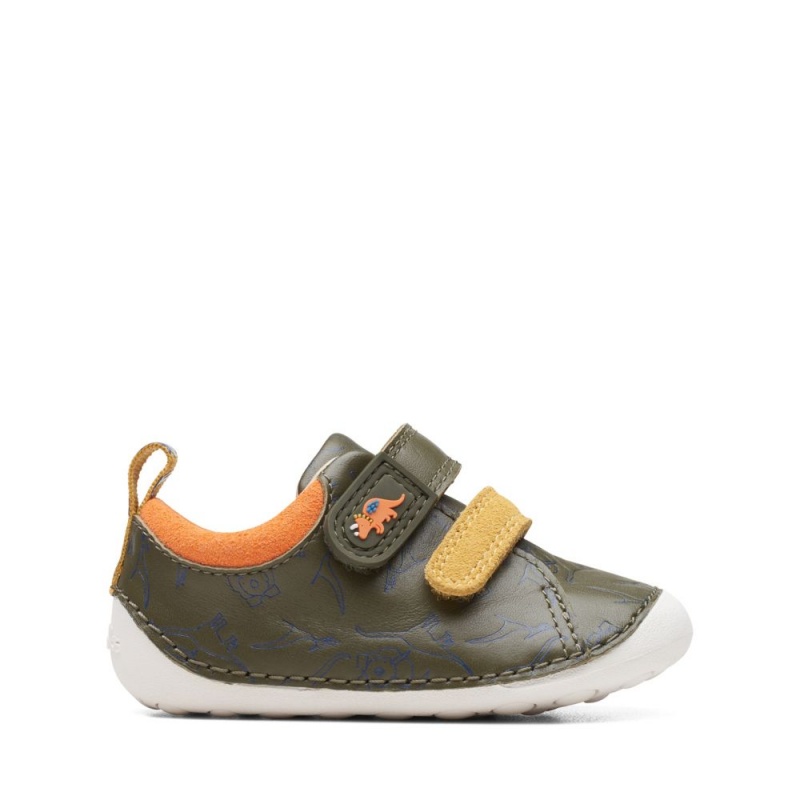 Clarks Tiny Rex Toddler Dječake Cipele Kaki Boja | Hrvatska-28569