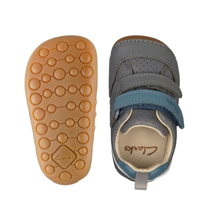 Clarks Tiny Sky Toddler Dječake Cipele Sive | Hrvatska-92831