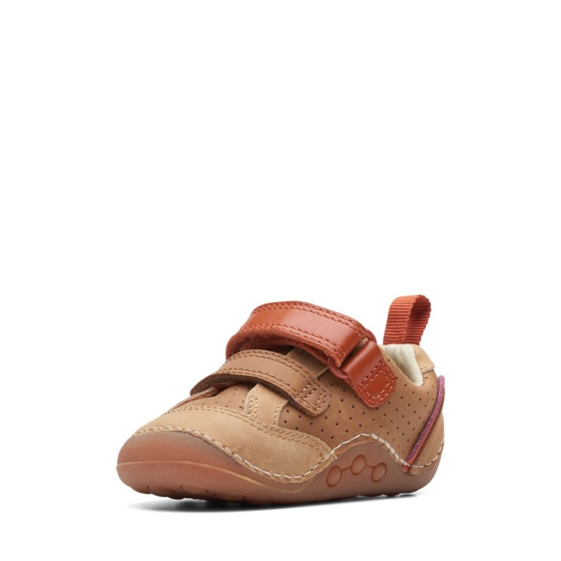 Clarks Tiny Sky Toddler Dječake Cipele Smeđe | Hrvatska-16285