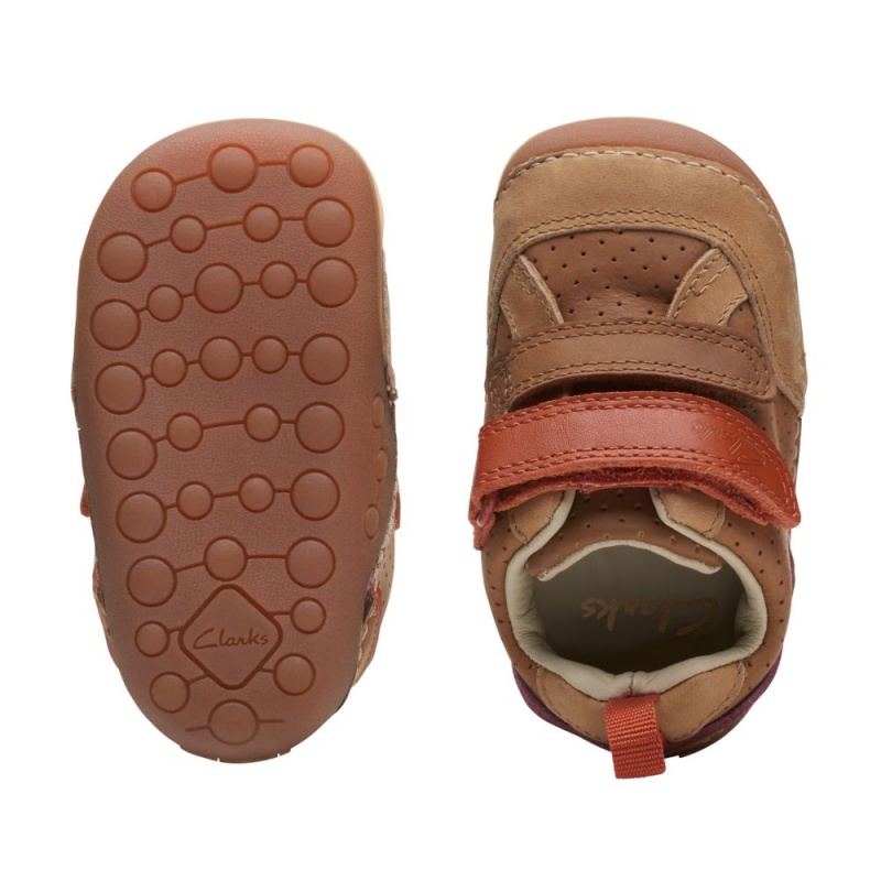 Clarks Tiny Sky Toddler Dječake Cipele Smeđe | Hrvatska-16285