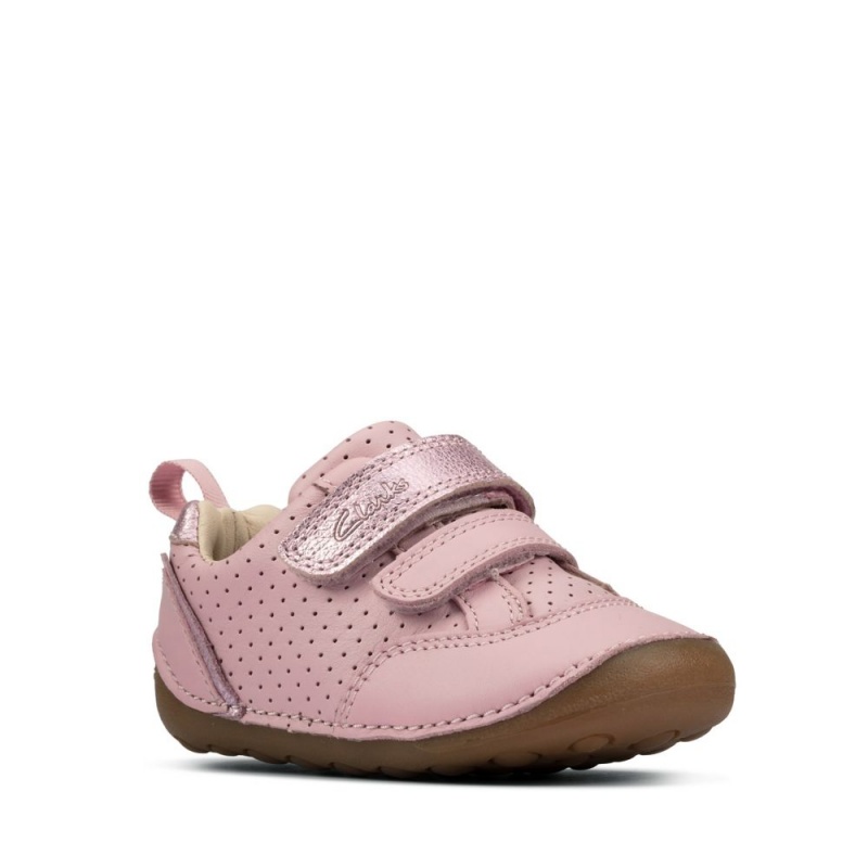 Clarks Tiny Sky Toddler Dječake Cipele Svijetlo Roze | Hrvatska-58107