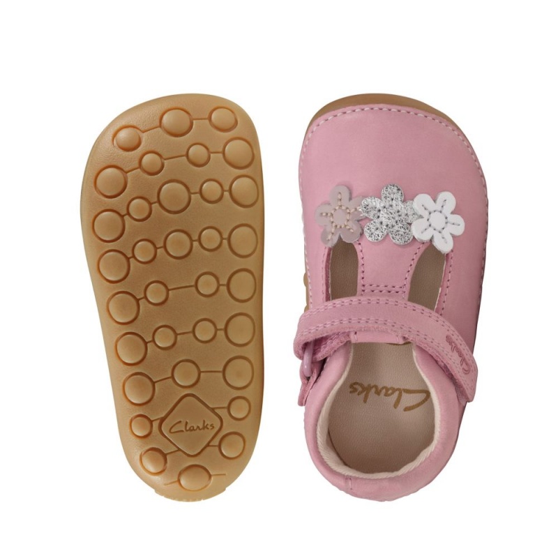 Clarks Tiny Sun Toddler Djevojčice Cipele Roze | Hrvatska-65103