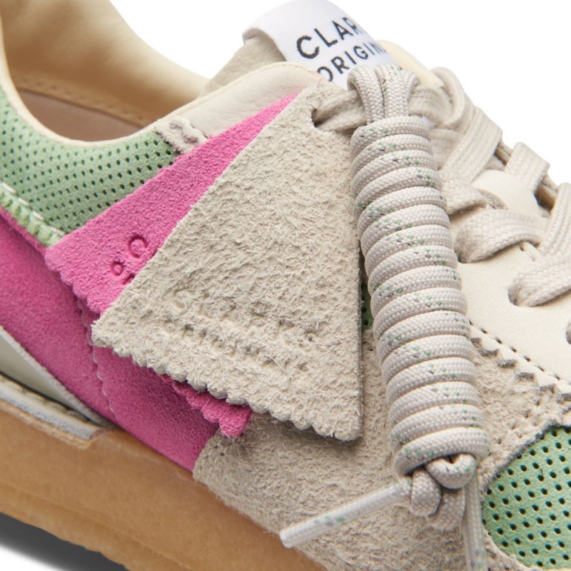 Clarks Tor Run Ženske Tenisice Roze Zelene | Hrvatska-10847