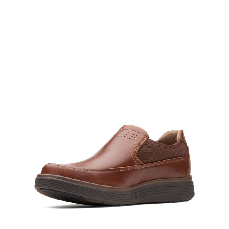 Clarks Un Abode Go Muške Loafers Tamno Smeđe | Hrvatska-02913