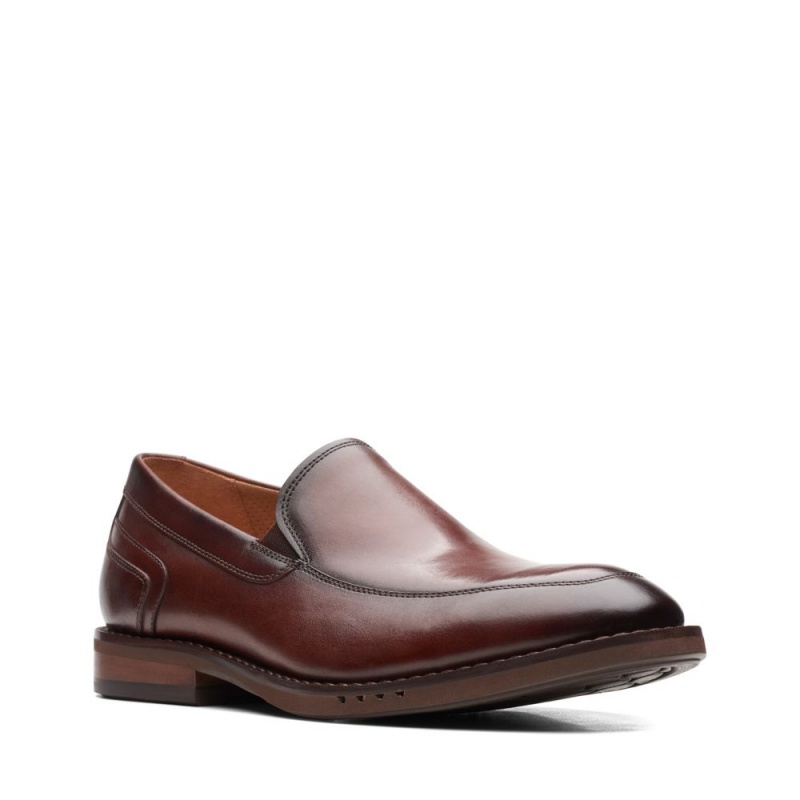 Clarks Un Hugh Step Muške Loafers Smeđe | Hrvatska-10834