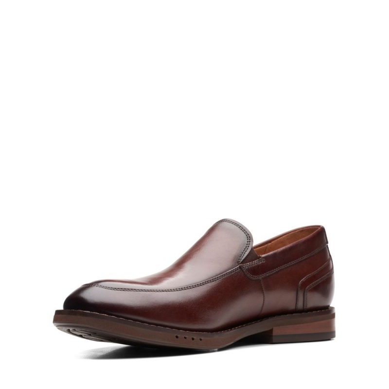 Clarks Un Hugh Step Muške Loafers Smeđe | Hrvatska-10834