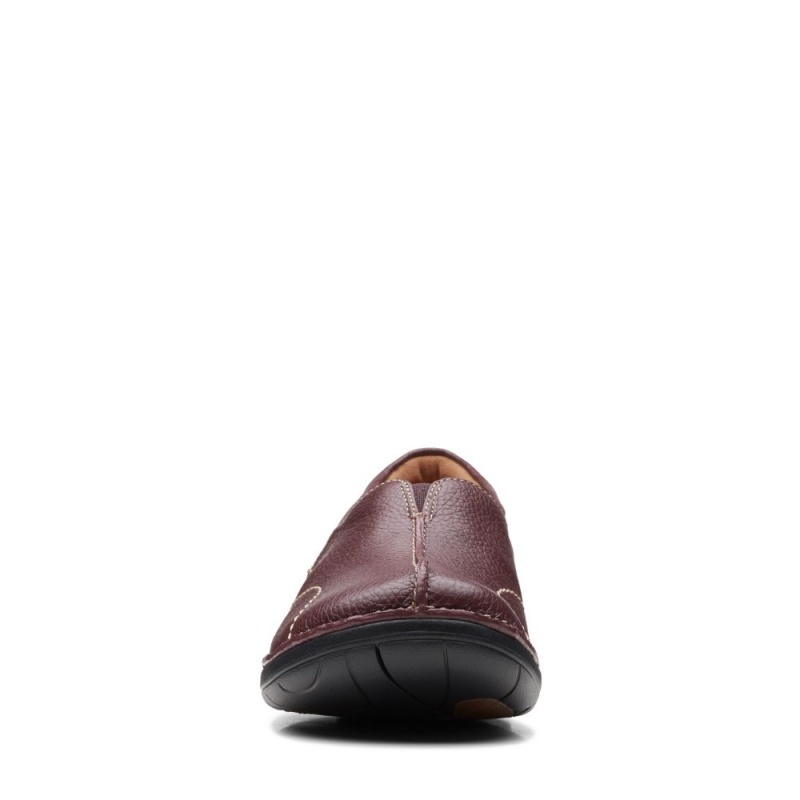 Clarks Un Loop Stride Ženske Ravne Cipele Bordo | Hrvatska-15482