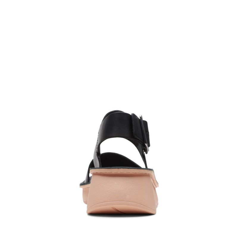 Clarks Velhill Strap Ženske Sandale s platformom Crne | Hrvatska-20361