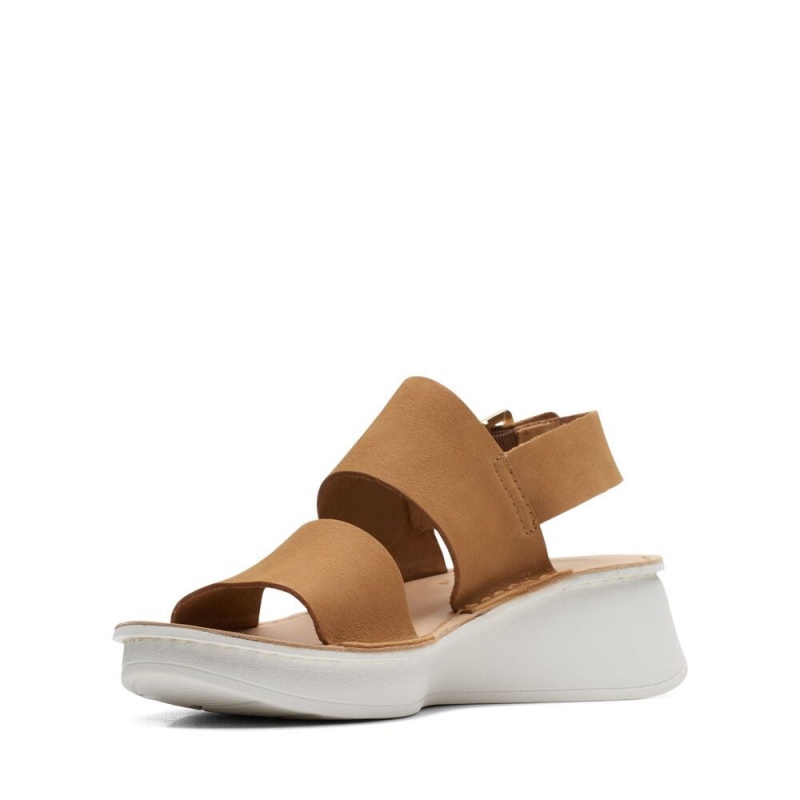 Clarks Velhill Strap Ženske Sandale s platformom Smeđe | Hrvatska-97032