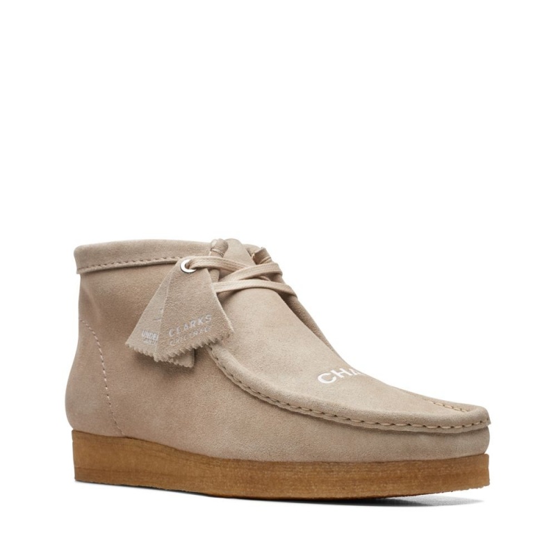 Clarks Wallabee Boot Muške Cizme Bež | Hrvatska-05789