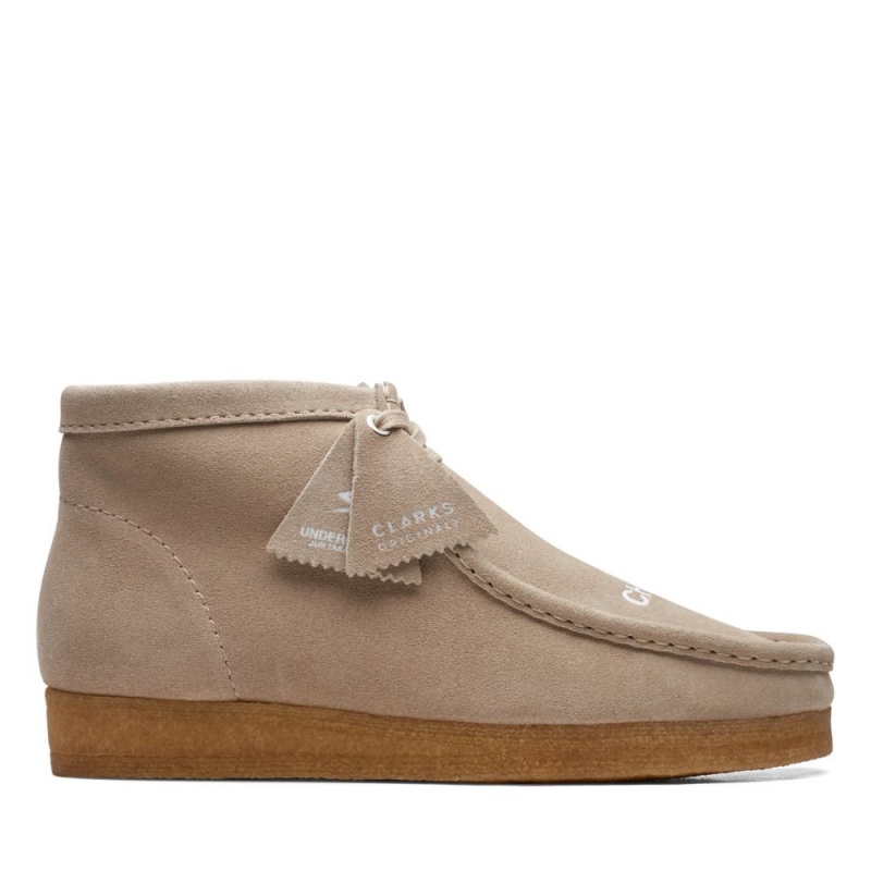 Clarks Wallabee Boot Muške Cizme Bež | Hrvatska-05789