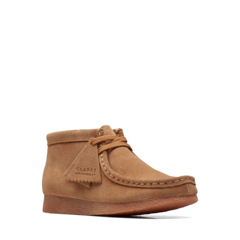 Clarks Wallabee Boot Older Dječake Cizme Smeđe | Hrvatska-01345