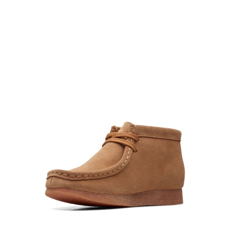 Clarks Wallabee Boot Older Dječake Cizme Smeđe | Hrvatska-01345