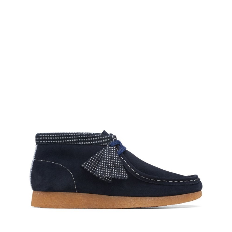 Clarks Wallabee Boot Older Dječake Cizme Tamnoplave | Hrvatska-16450