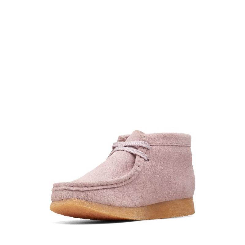 Clarks Wallabee Boot Older Djevojčice Cizme Roze | Hrvatska-03219