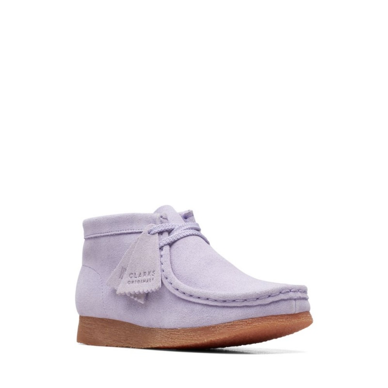 Clarks Wallabee Boot Older Djevojčice Cizme Ljubičaste | Hrvatska-76183