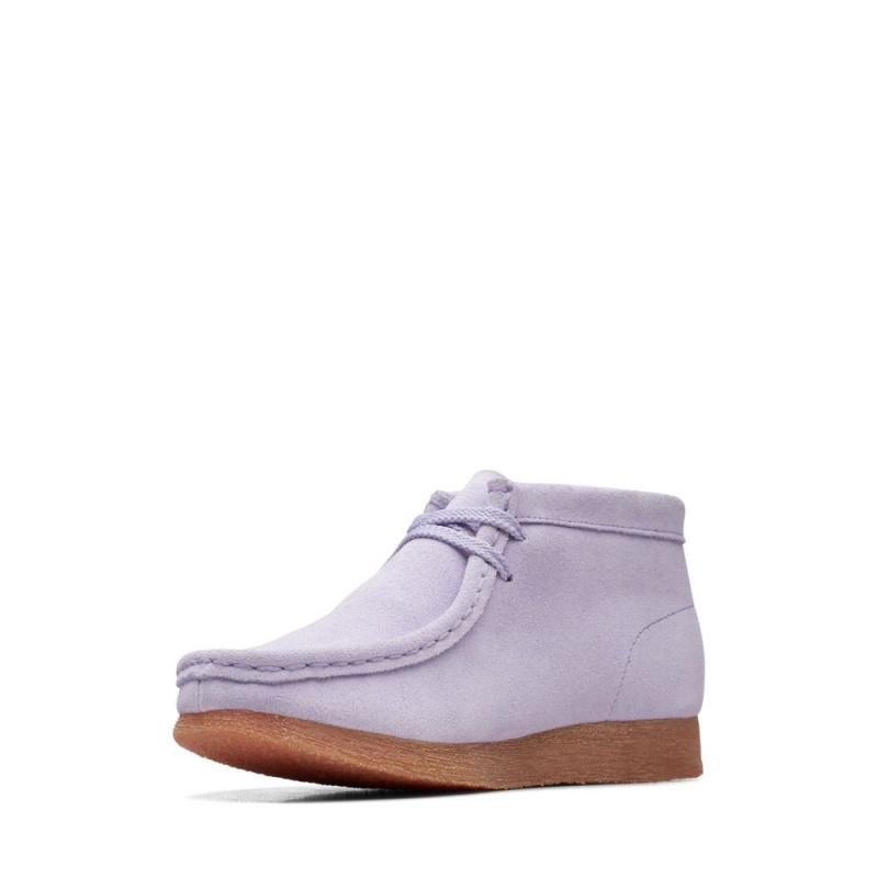 Clarks Wallabee Boot Older Djevojčice Cizme Ljubičaste | Hrvatska-76183