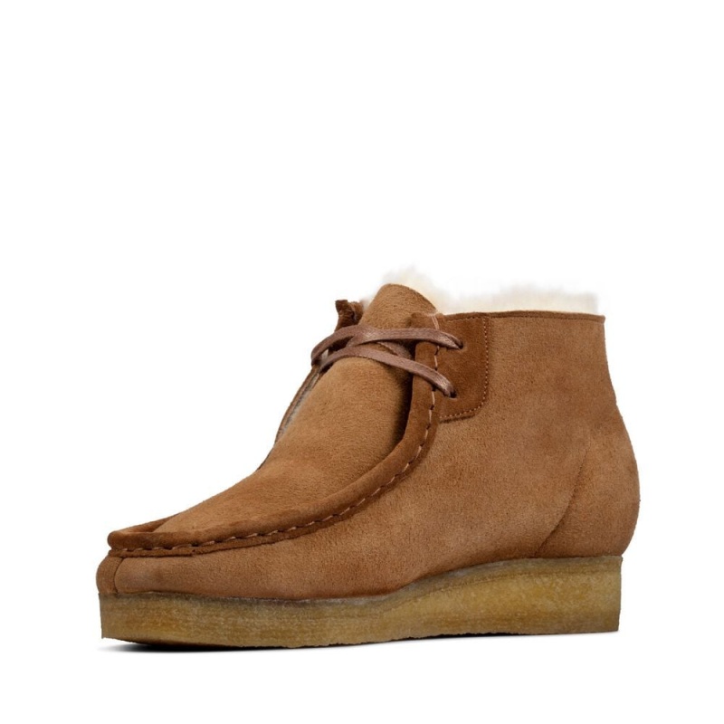 Clarks Wallabee Boot Ženske Gleznjace Smeđe | Hrvatska-35764