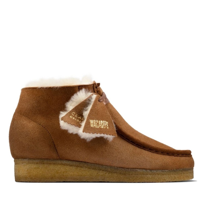 Clarks Wallabee Boot Ženske Gleznjace Smeđe | Hrvatska-35764