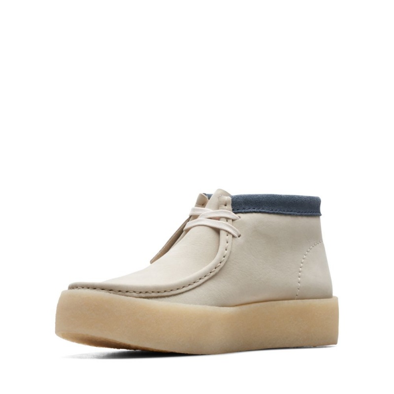 Clarks Wallabee Cup Boot Muške Cizme Bijele | Hrvatska-35124