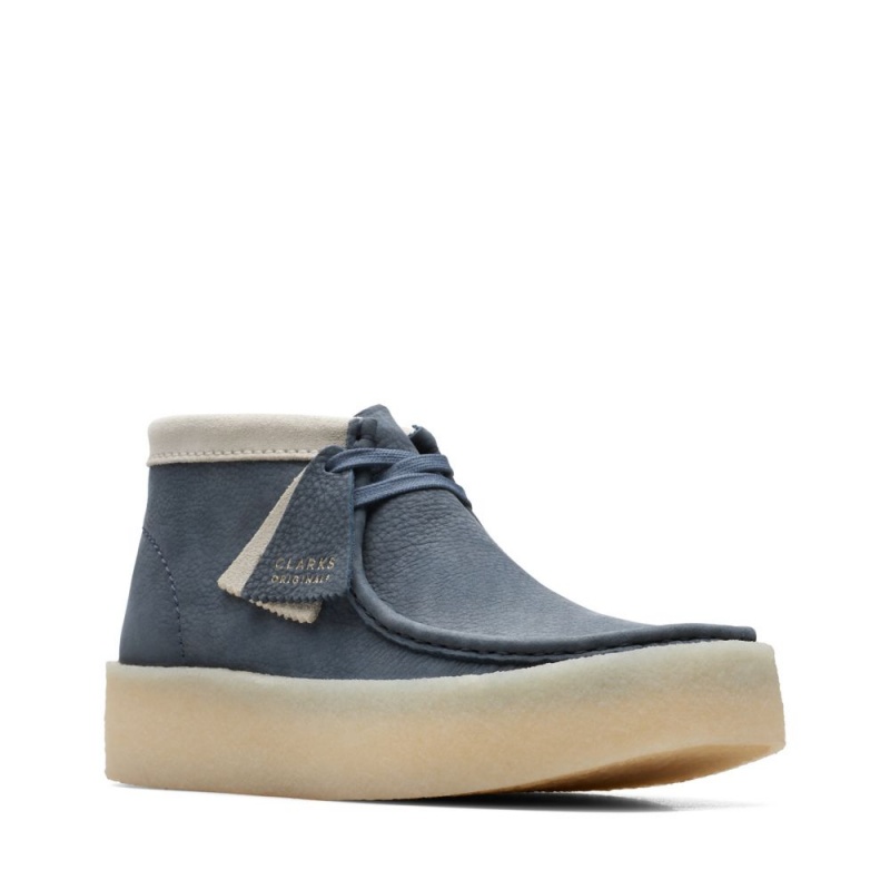 Clarks Wallabee Cup Boot Muške Cizme Plave | Hrvatska-69185