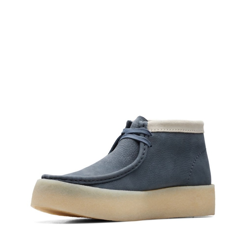 Clarks Wallabee Cup Boot Muške Cizme Plave | Hrvatska-69185