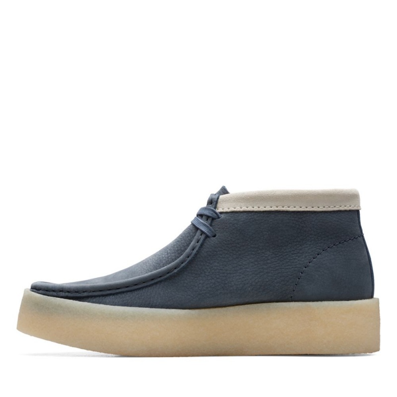 Clarks Wallabee Cup Boot Muške Cizme Plave | Hrvatska-69185