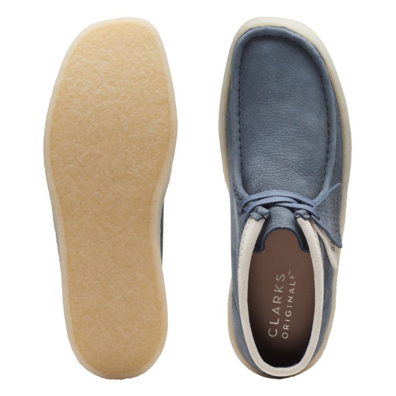 Clarks Wallabee Cup Boot Muške Cizme Plave | Hrvatska-69185