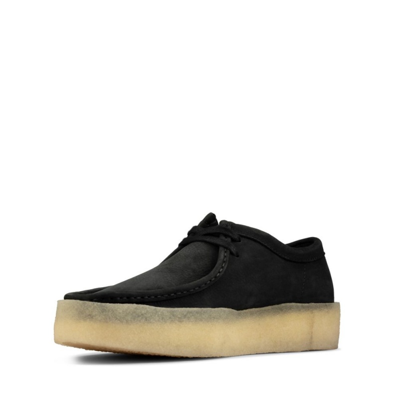 Clarks Wallabee Cup Muške Tenisice Crne | Hrvatska-32814