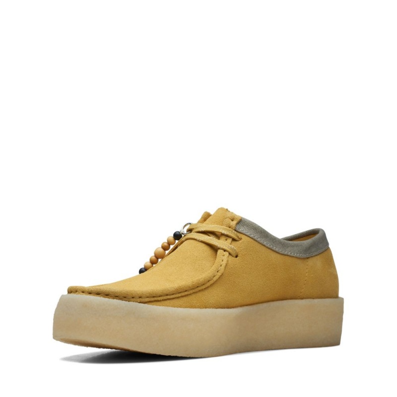 Clarks Wallabee Cup Muške Tenisice Zlatne | Hrvatska-46297