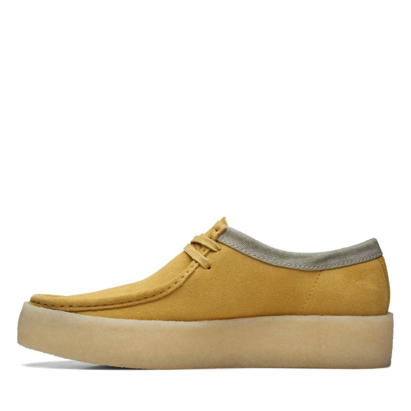 Clarks Wallabee Cup Muške Tenisice Zlatne | Hrvatska-46297